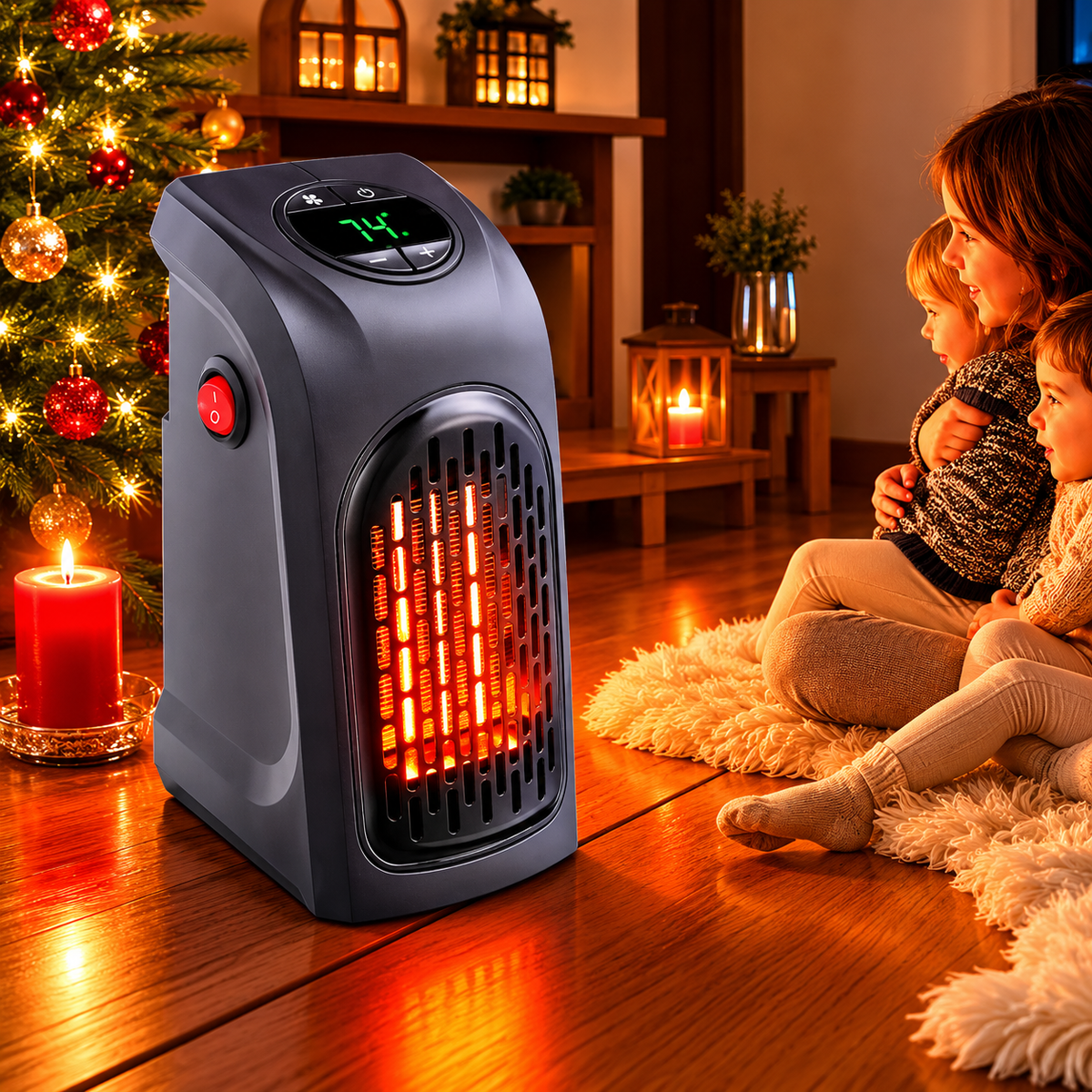 🔥 CALEFACTOR ELÉCTRICO PORTÁTIL DE ALTA POTENCIA 400W🔥