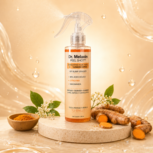 .DR. MELAXIN PEEL SHOT – EXFOLIATING KOJIC ACID + TURMERIC SPRAY,